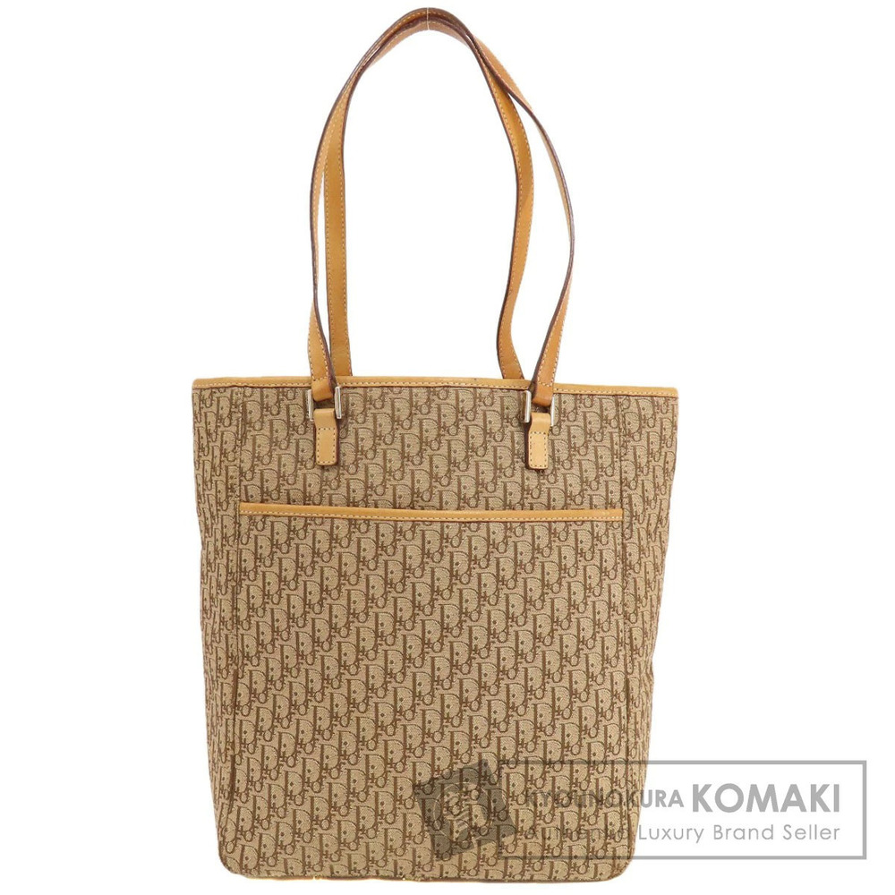 Christian Dior Trotter tote bag beige brown monogram jacquard leather
